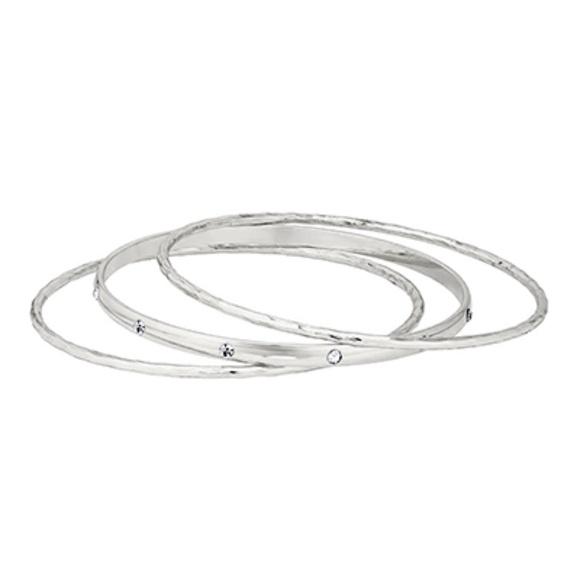 3 Row Pave Statememt Bracelet - Picture 2 of 2